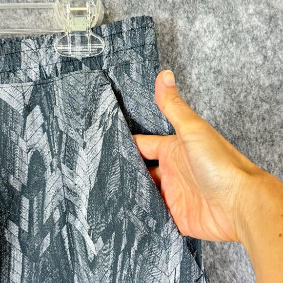 LULULEMON RJBI Grey Jacquard Pace Breaker Shorts 9" Lined Mens L Pockets Drwstrg - Picture 2 of 12